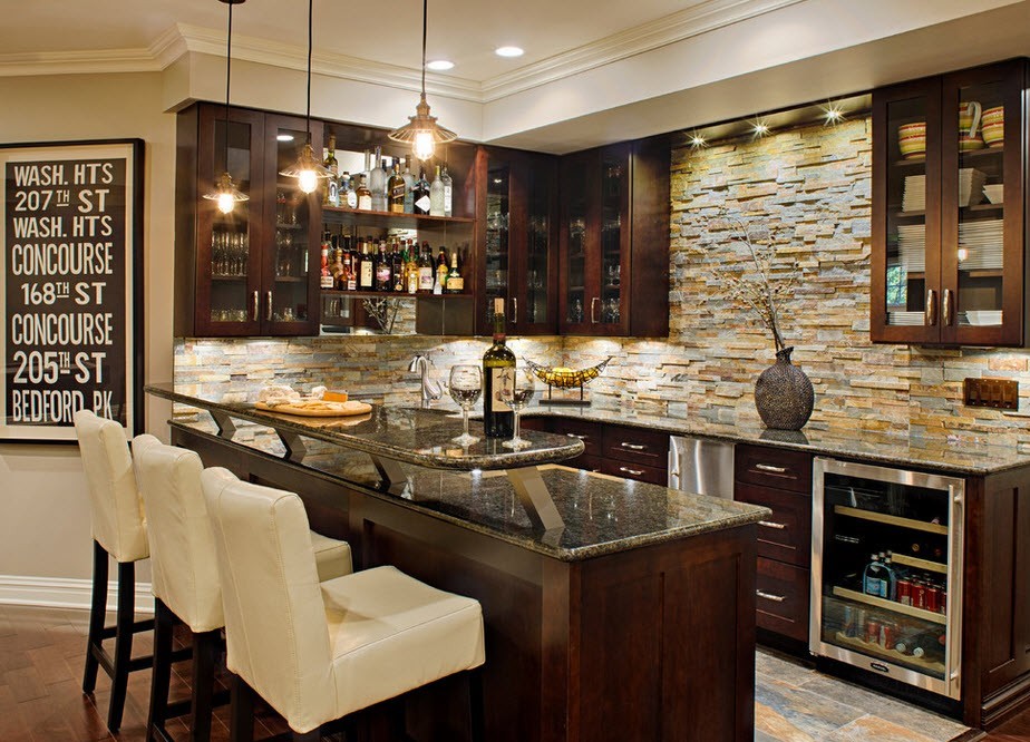 барная стойка из гранита