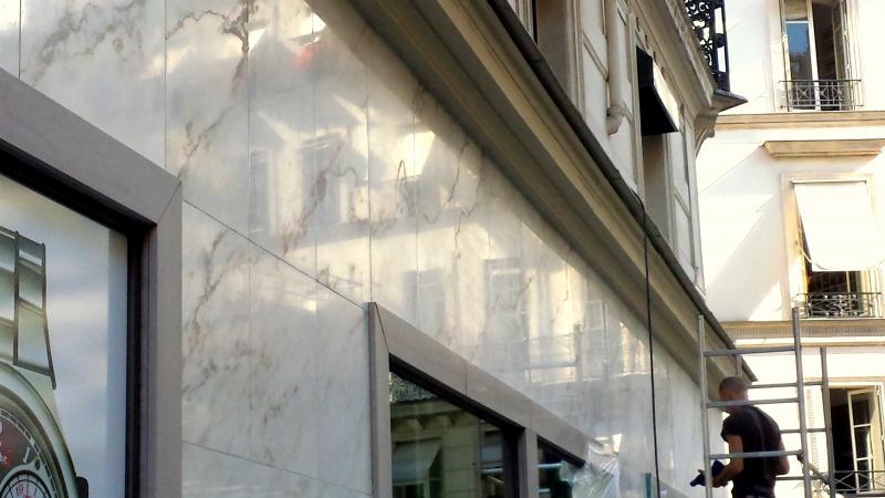 facade en marbre